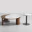 Marble Top Coffee Table Set