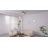 36" Low Profile Flush Mount Small Room Modern Ceiling Fan with LED Light and Remote-43107407