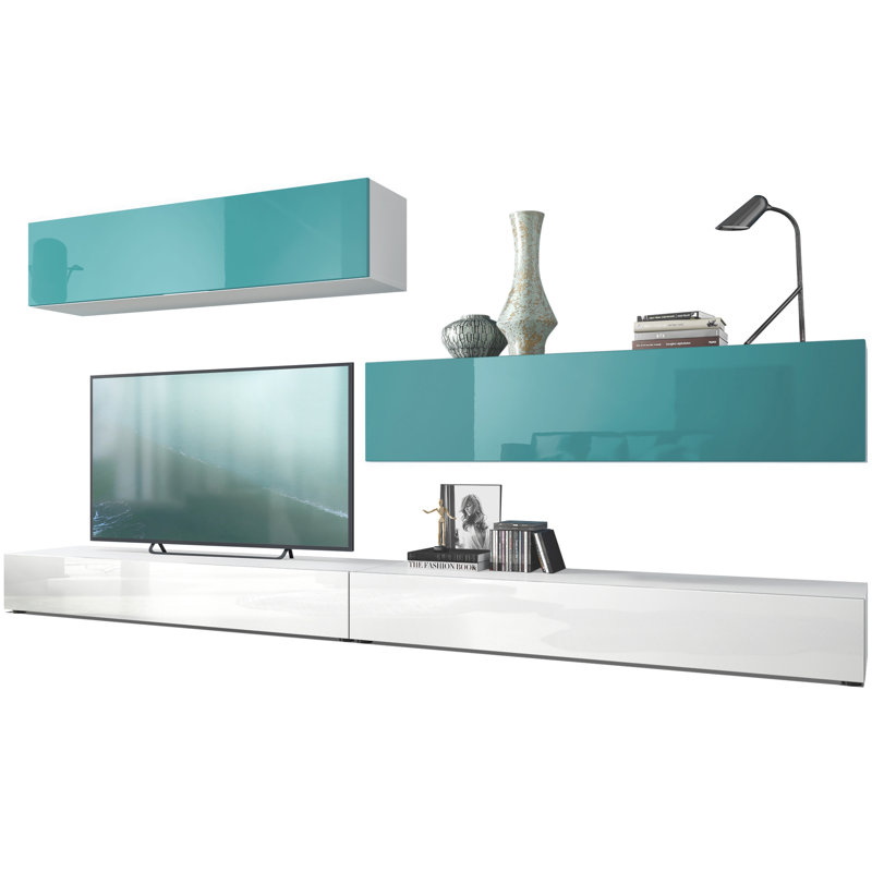 Mcgaha Unfinished Entertainment Centre, Petrol/White