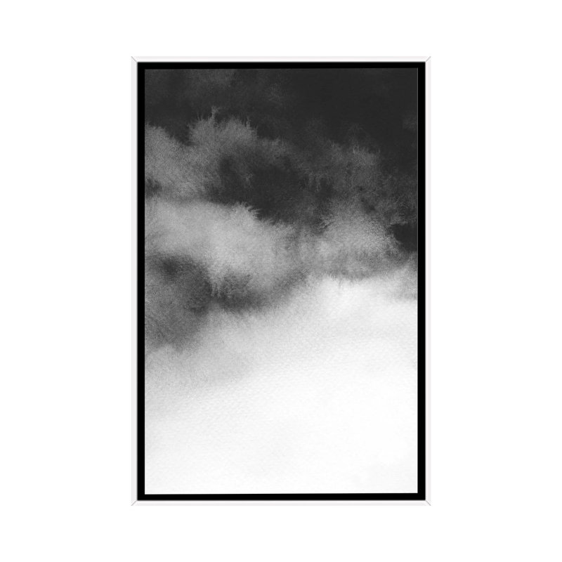 Overcast by Melissa Selmin - Painting on Canvas, 101.6 cm H x 66.04 cm W, White Framed