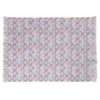 Tapis en verre coloré rose/vert/jaune Mcguigan