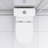 600W Macerating Toilet System For Basement Renovation Project: Dual Flush, 17.25" Comfortable Seat, Soft-Close, 3 Water Inputs, White With Pump: