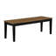 Banc en bois 2 tons 2 pièces