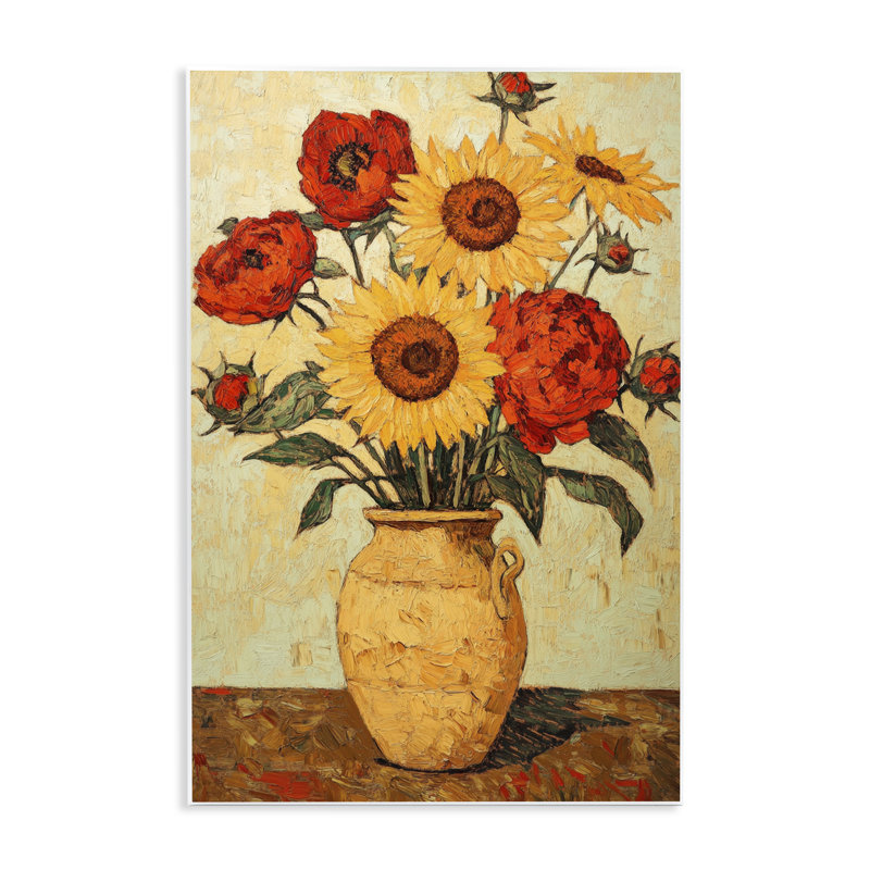 «Rustic Flower», plaque murale par Petal Prints Design, H 15 po x l 10 po