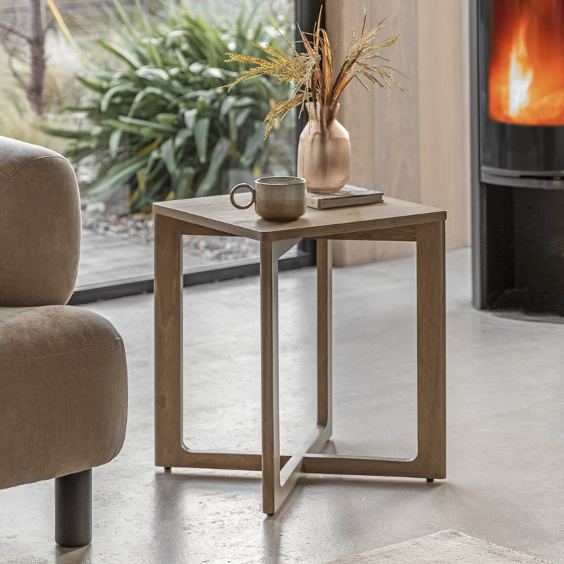 Aynat Cross Legs End Table