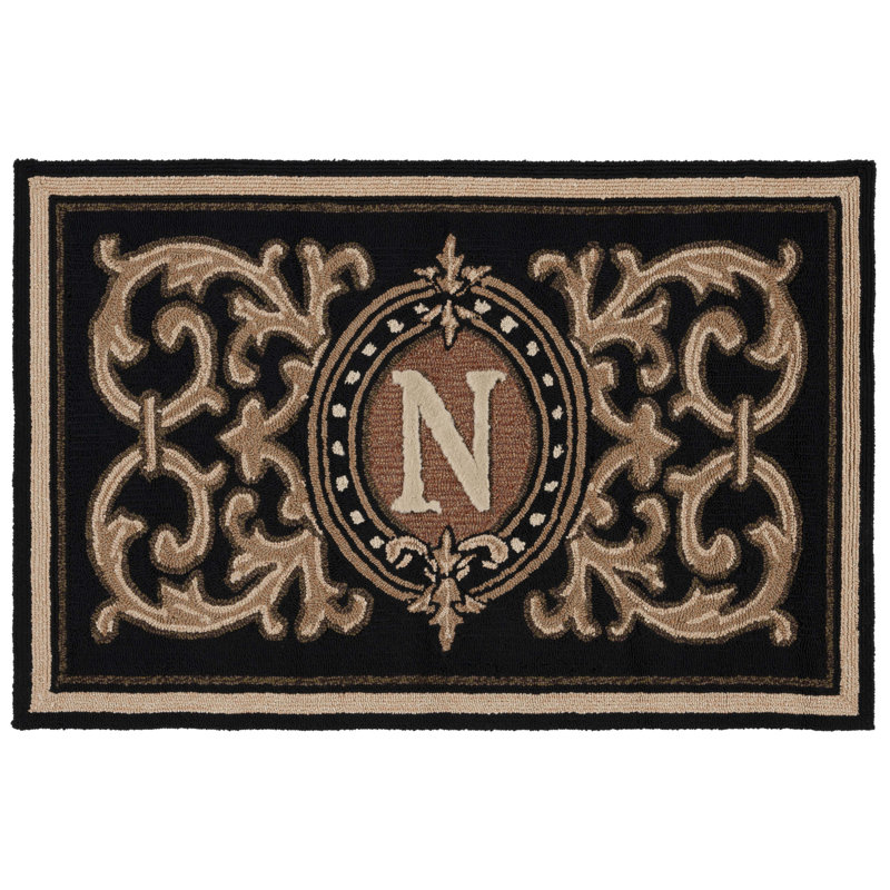 Analucia Personalizable Outdoor Doormat, 30" W x 48" L, N
