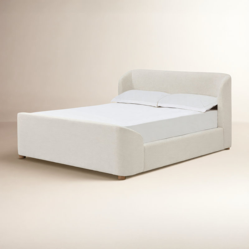 Kiki Uph KG Bd - Whpd Hny, King, Whipped Honey Linen Blend