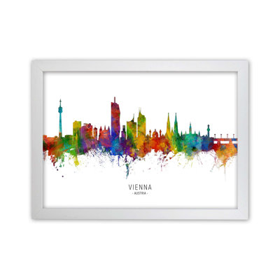 Vienna Austria Skyline by Michael Tompsett - Print