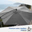 Parasol de patio décalé en porte-à-faux 10 'avec poignée pliable, parapluie extérieur toutes saisons pour terrasse-1099001148