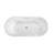 59"Linear Acrylicfreestanding Bathtub Stand Alone Soaker Tub