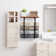 Wall Mounted Towel Rack with Wooden Shelf
