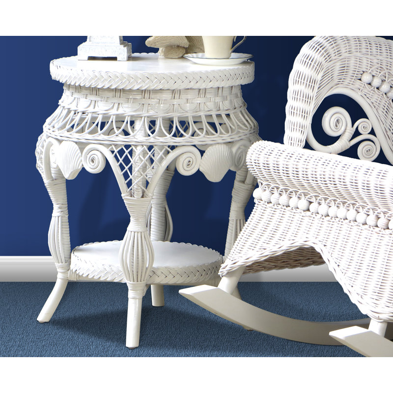Table de bout Tyne, Blanc
