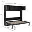 Grand lit escamotable avec armoires de rangement-960242040