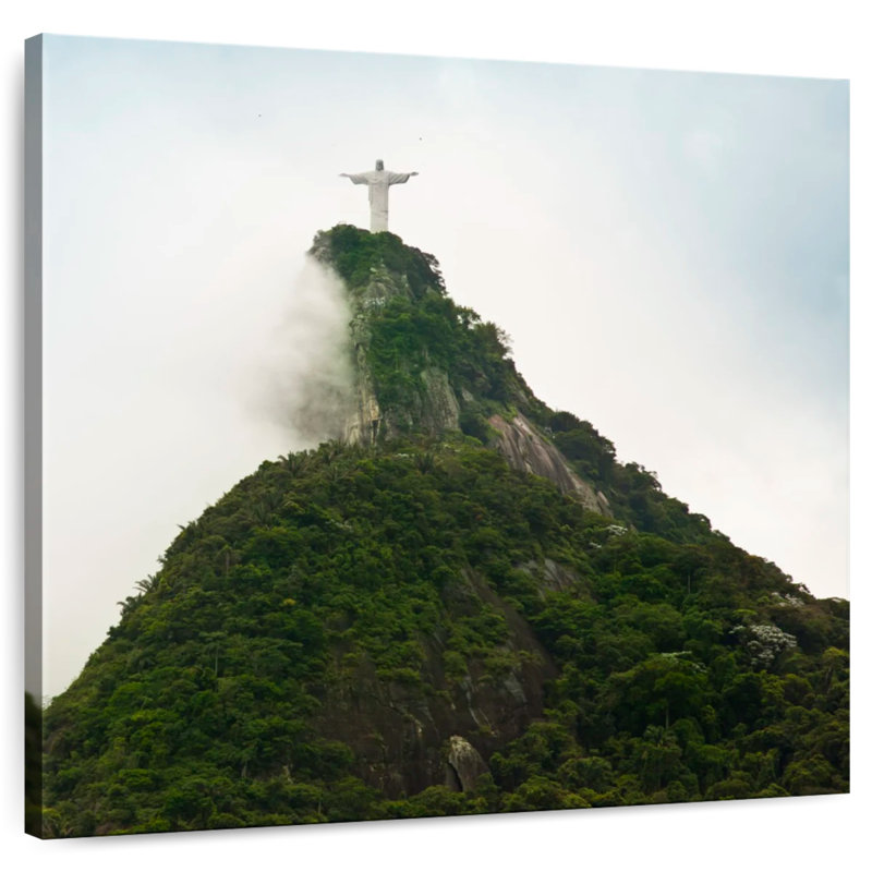 Nicci Christ The Redeemer Mountain, 39" H x 39" W