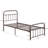 Dorsman Twin-Sized Metal Platform Bed with Headboard-898846057