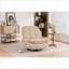 Fauteuil inclinable électrique pivotant inclinable avec port USB, Bluetooth, multifonction | Leathaire brun clair-1965163229