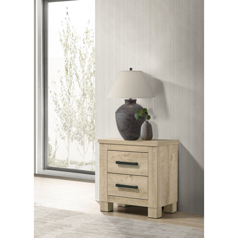 Table de chevet 2 tiroirs
