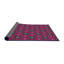 Tapis mauve à motif géométrique Deandra-1075802197
