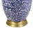Mystique Blue Ceramic Ginger Jar Table Lamp