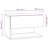vidaXL Wall-mounted Bedside Cabinet Floating Nightstand Bedroom Storage Unit-1218180142