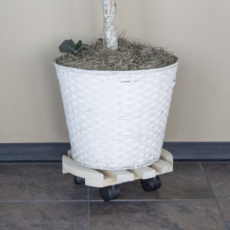 Wood Caddy Plant Stand