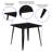 Angeleca Commercial Square Metal Indoor-Outdoor Table-1717710897-1683596483