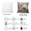 Rectangle, après la pluie dans la prairie - Coussin décoratif à imprimé traditionnel