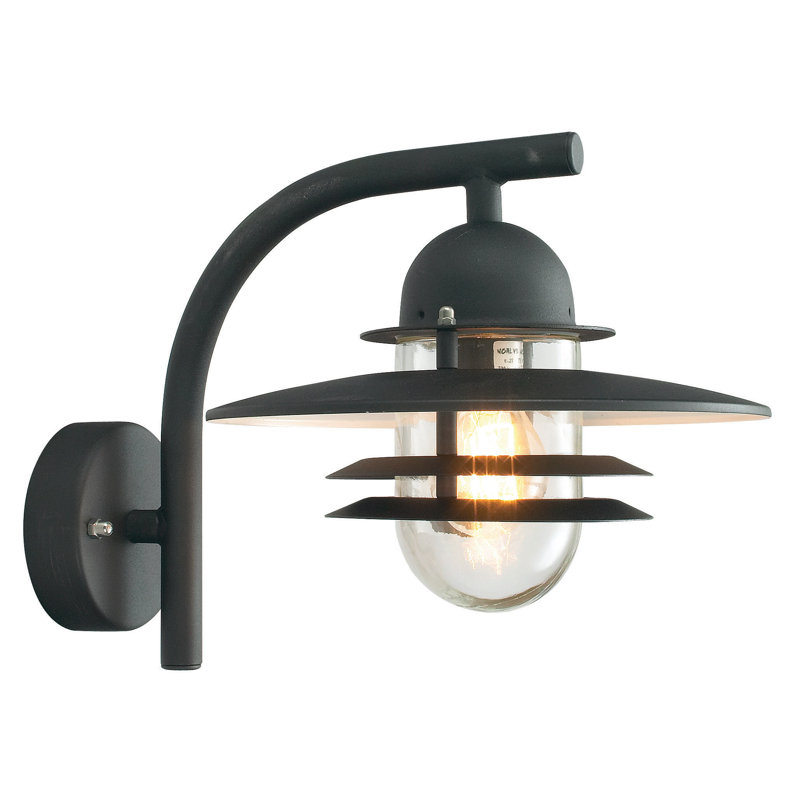 Truro Outdoor Barn Light, Black