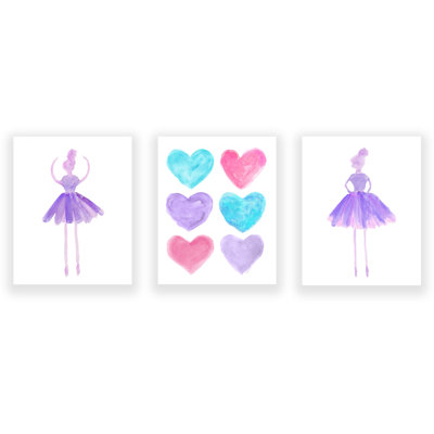 «Little Girls Ballet», impressions sur papier