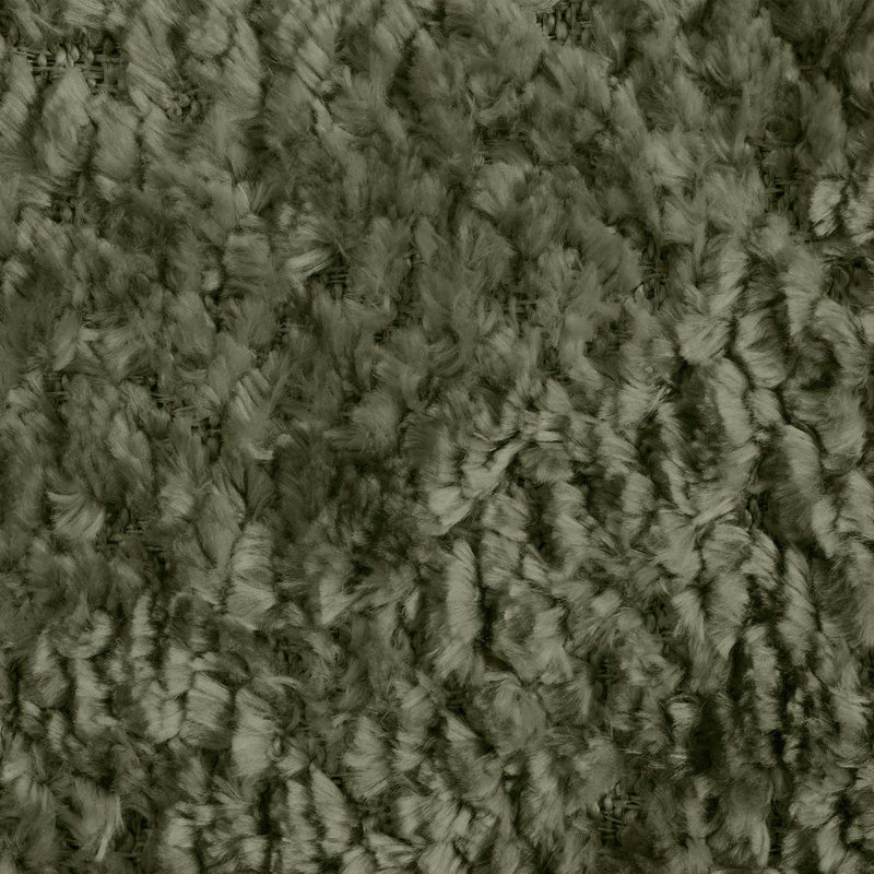 Canapé désossé avec 2 coussins sans assemblage, Green Boucle