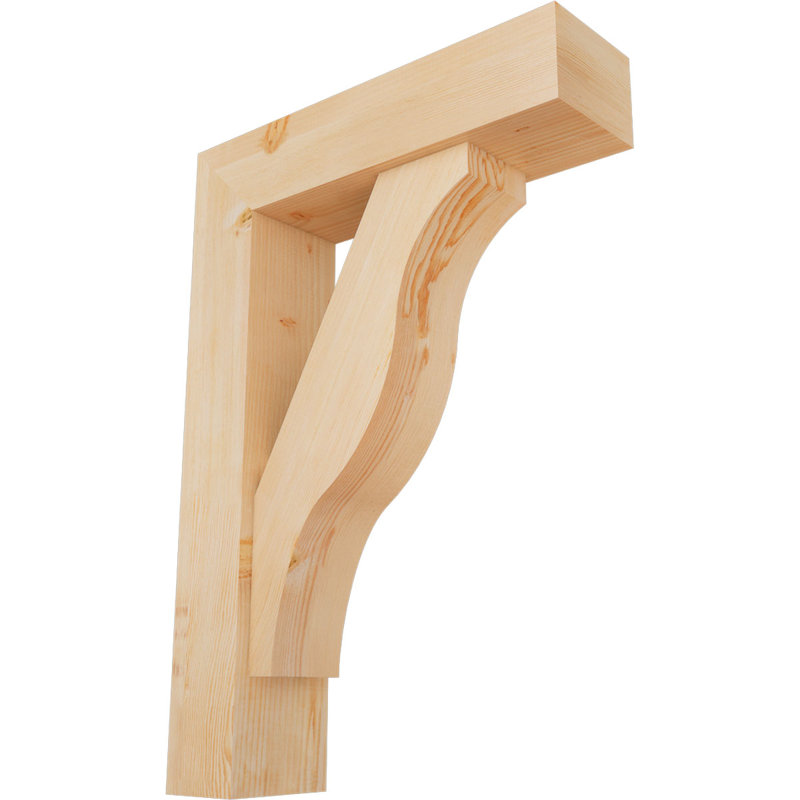 Support Funston Block avec support décalé, 40 x 28, Sapin Douglas de l 7 1/2 (lisse)