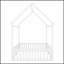 Lit en bois pour maison avec clôture et porte-1798078364-1798078363