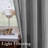 Linen Blended Textured Semi-Sheer Grommet Curtains - 37"/52" Widths Semi-Private & Light-Filtering Linen-Style Panels for Bedroom -299404340-299404363