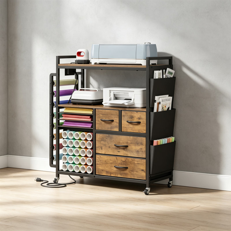 Craft Storage Rolling Cart