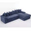 Canapé modulaire surdimensionné en nuage, canapé en L, canapé-lit convertible au sol, sans assemblage-1654017125