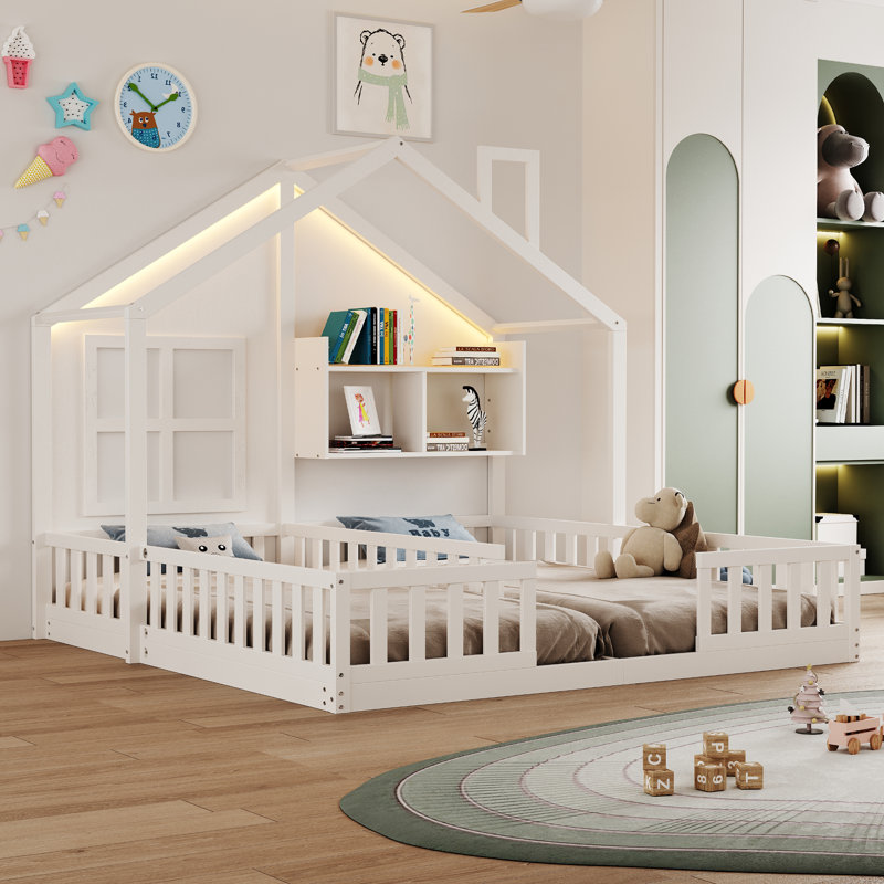 Storage Bed, White
