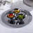 ANNA New York Striations Porcelain Stainless Steel Tray Serving Dish-103104891