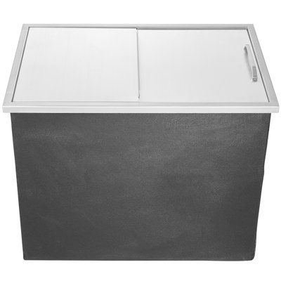 Stellweilan Tessberg 115.7 qt. Ice Chest Cooler in Silver