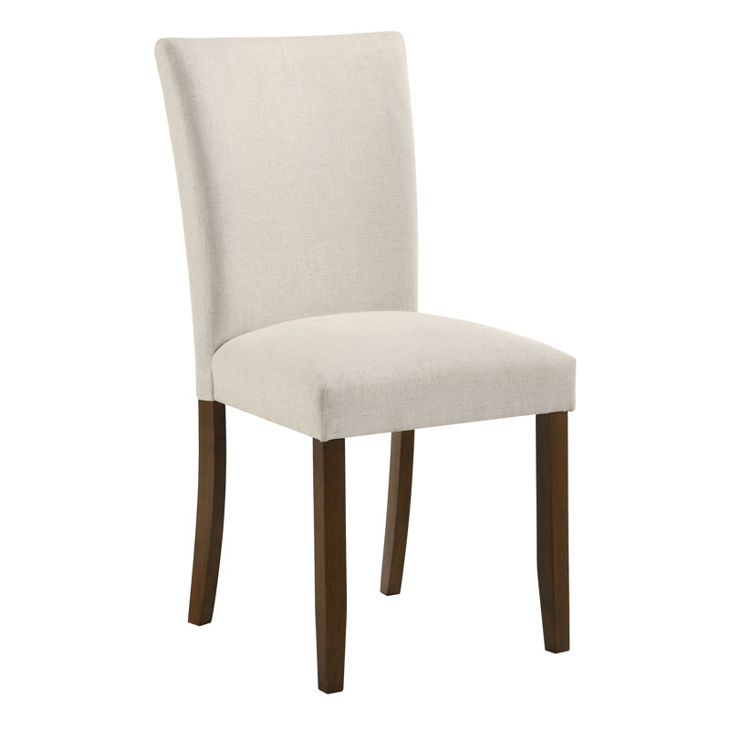 Chaise d'appoint de salle à manger rembourrée Conifer (ensemble de 2), Beige