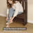 Hall Tree with Bench and 8 Hooks, Arched Entryway Organizer with Shoe Bench and 2 Drawers for Hallway-629633209