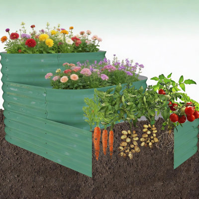 3-In-1 Raised Garden Bed