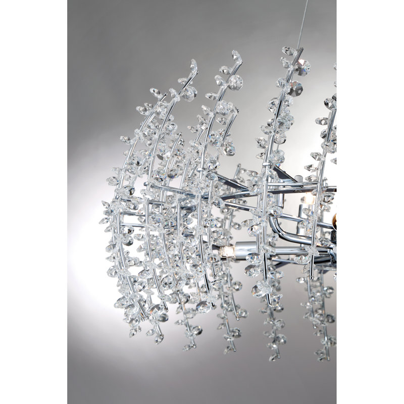 Lustre cylindrique unique à 8 lumières Viggo