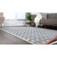 Tapis géométrique en polypropylène tissé à la machine Aldwyn-429038996
