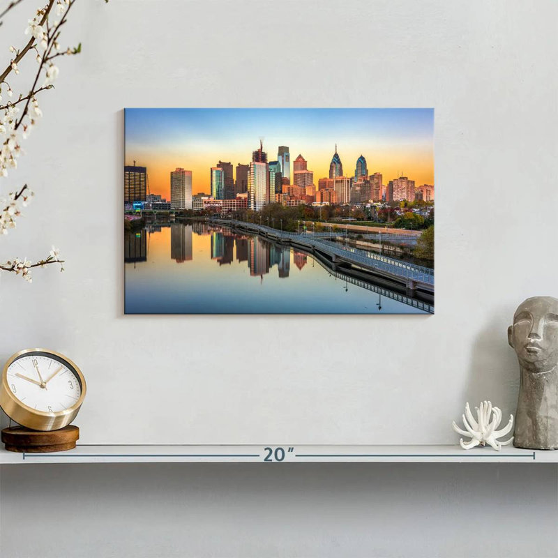Sireci Downtown Philadelphia, 8" H x 12" W