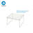 iDesign Plastic Stackable Cabinet Shelf Riser for Bathroom Storage– Clear/Satin