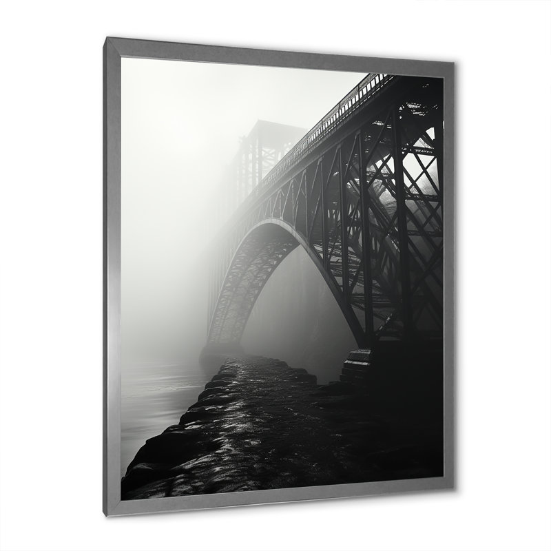 Jet de passage silencieux Libnah, H 32 po x l 16 po x P 1 po, Cadre photo argenté