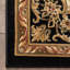 Tapis oriental noir / beige tissé à la machine Colindale-20238827
