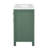 36" Green Modern Freestanding Bathroom Vanity With Ceramic Sink, 4 Drawers & 2 Cabinets For Ample Storage