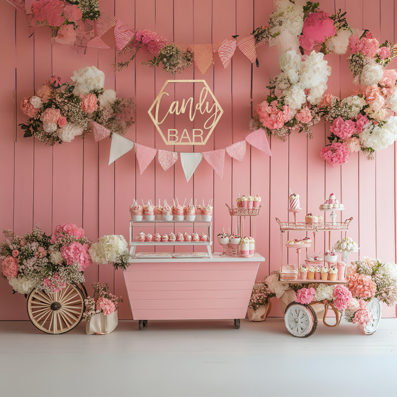 Grande enseigne de fête en bois, barre chocolatée