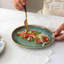 Ensemble de 4 assiettes à salade en porcelaine réfractaire 8,5 pouces